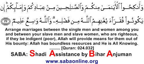 Nikah in Quran (24.32)