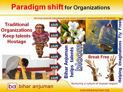 paradigm shift that biharanjuman wants to bring about